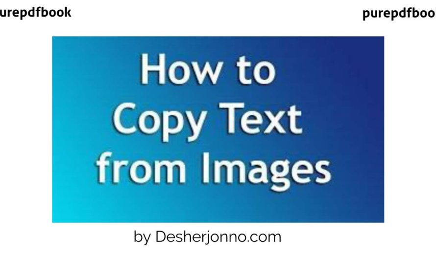 How to Copy text from Picture: Easy Method 2023 | যেকোনো পিকচার থেকে লেখা কপি করুন